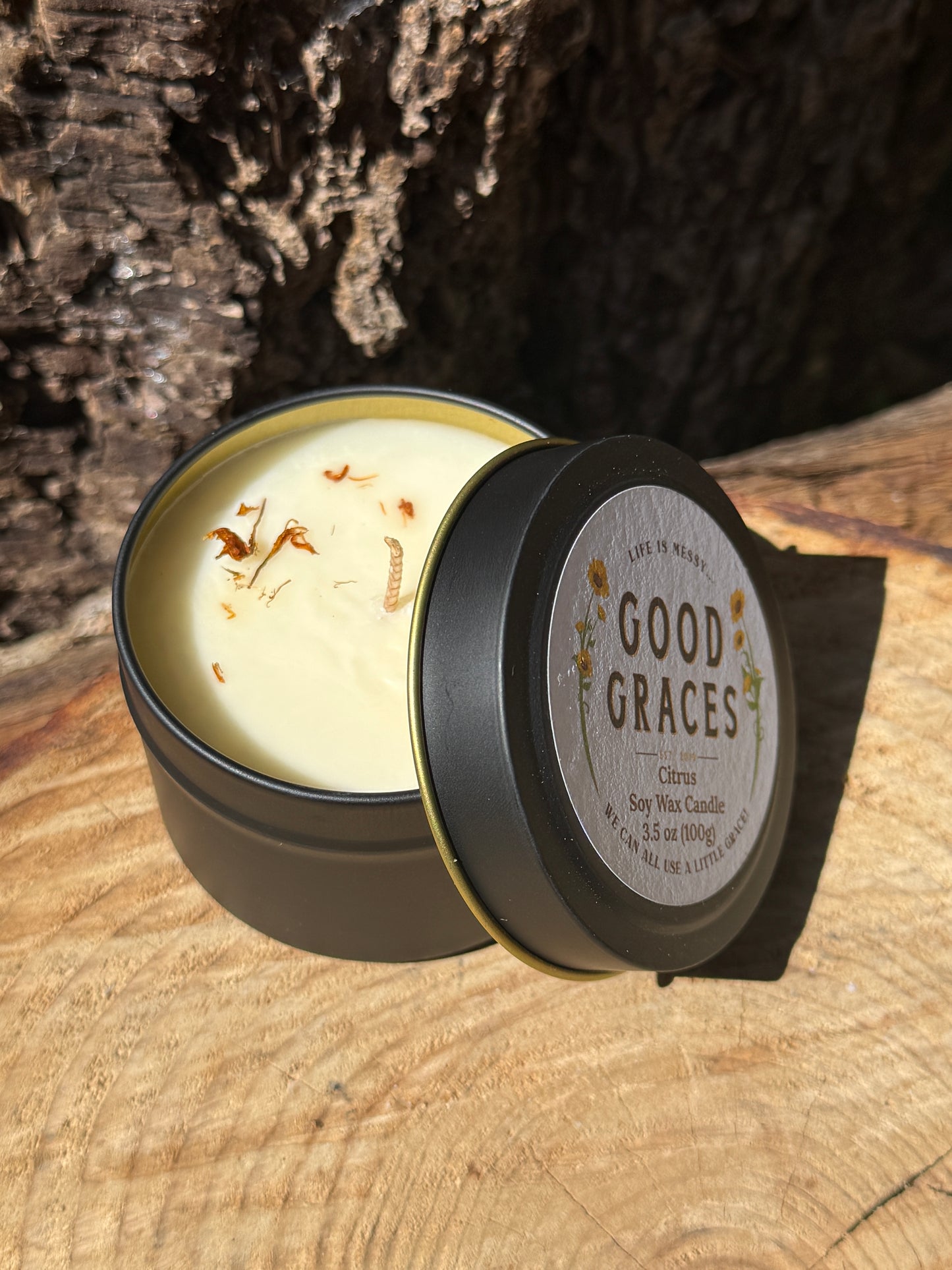 Tin Travel Candle