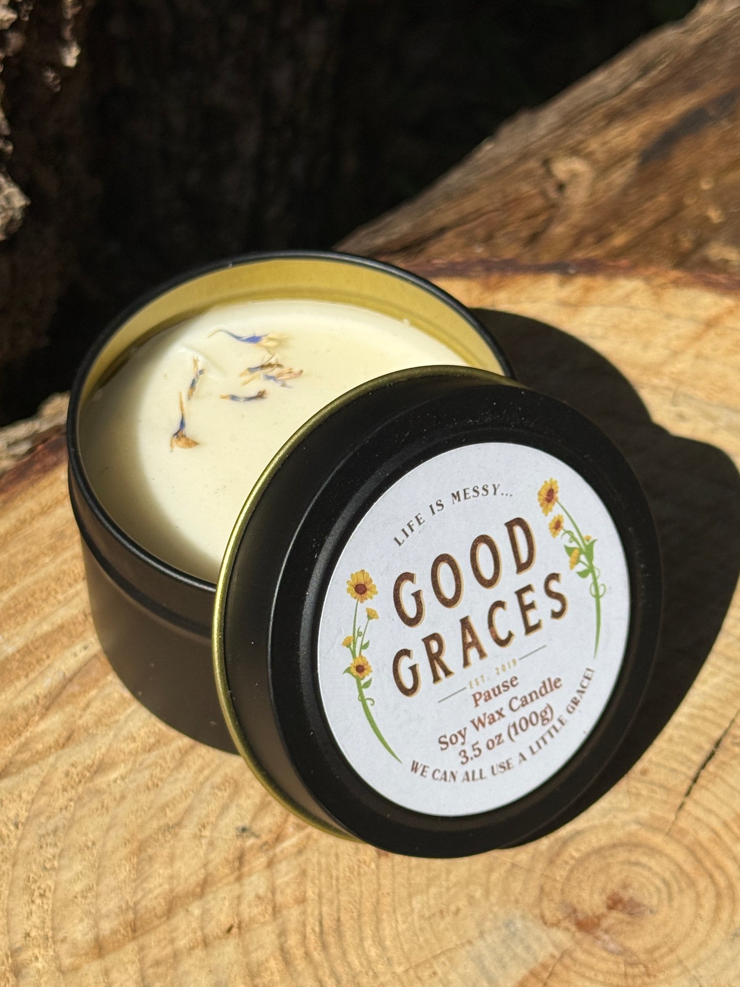 Tin Travel Candle