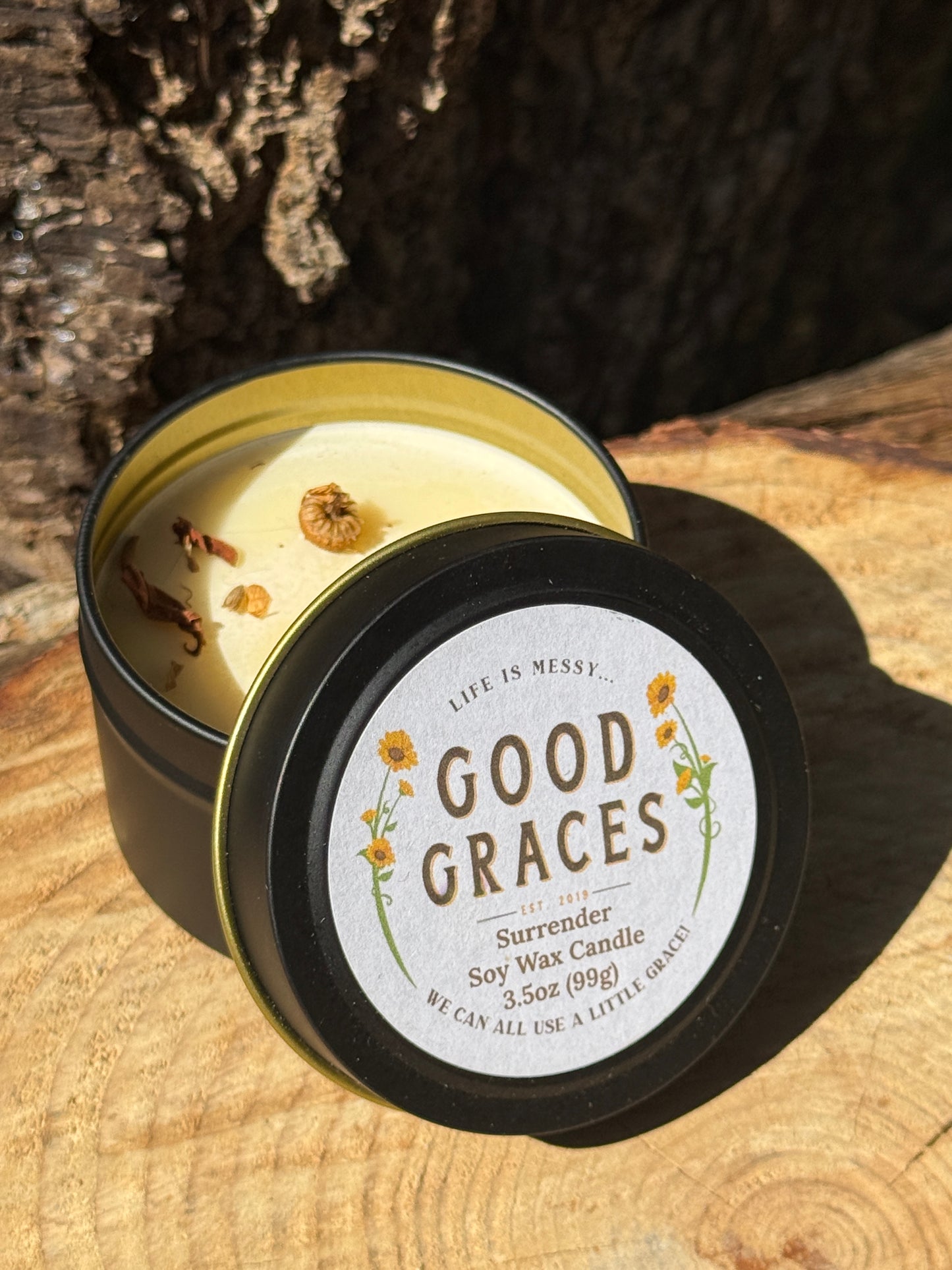 Tin Travel Candle