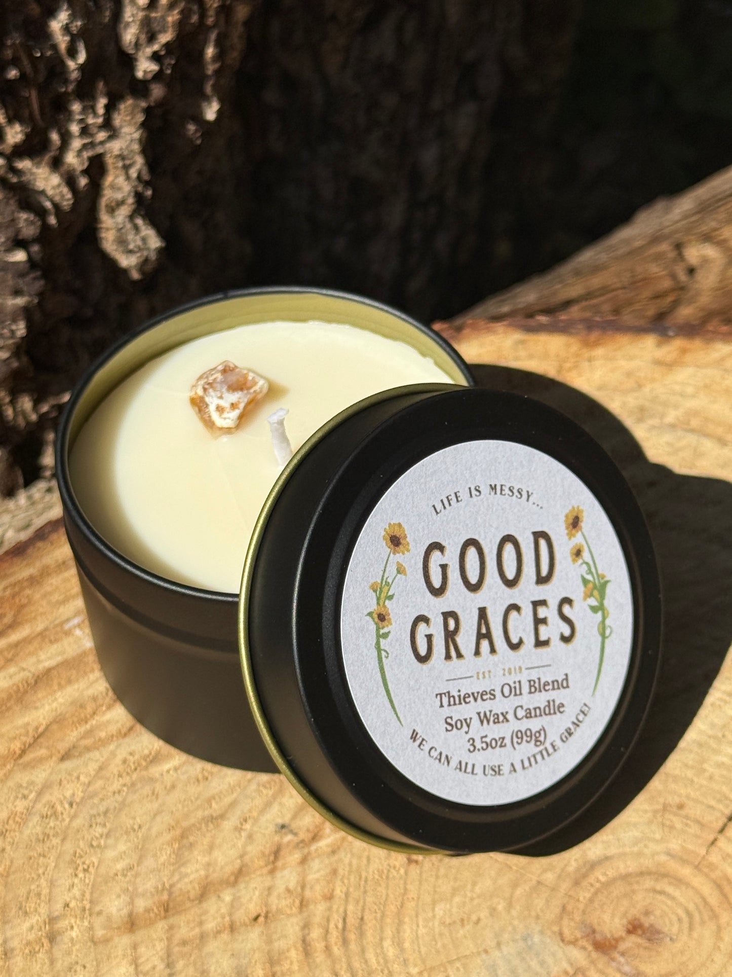 Tin Travel Candle